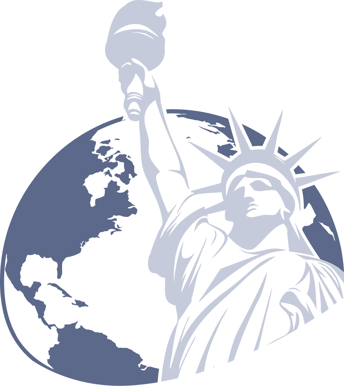 statue of liberty globe